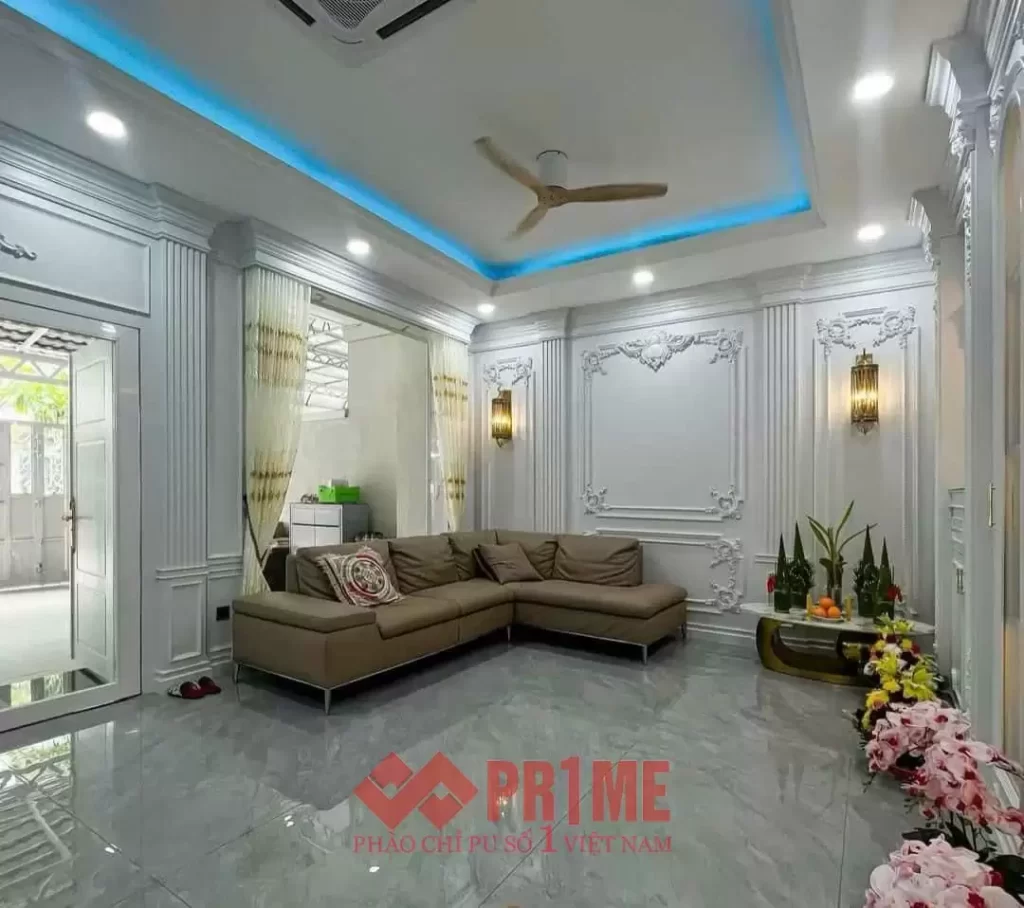 thi công thiết kế nội thất phòng khách