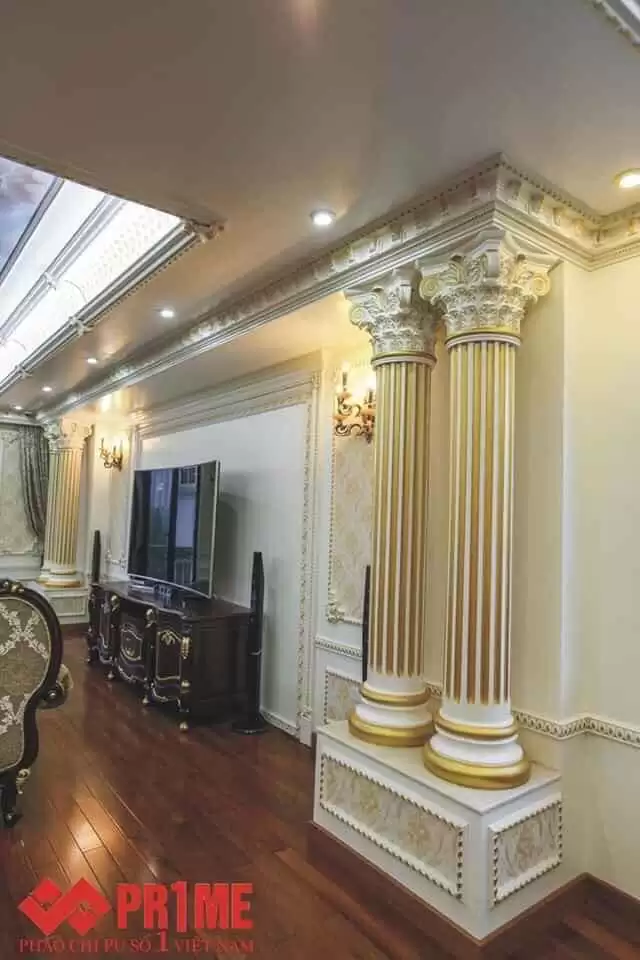 Phào chỉ pu giả đá