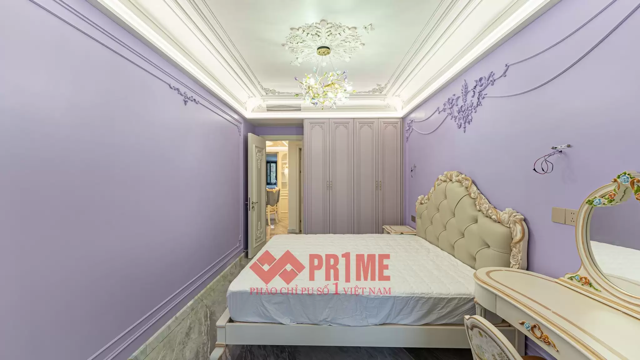 Phối Màu Trần Nhà Phòng Ngủ