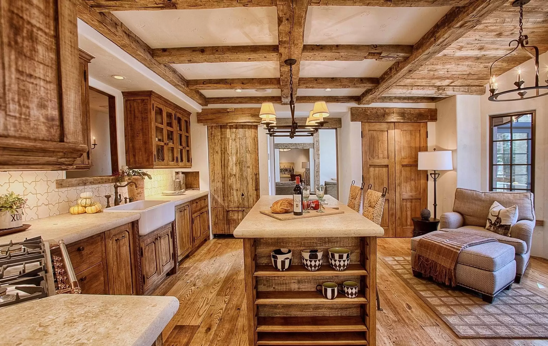 phong cách thiết kế rustic
