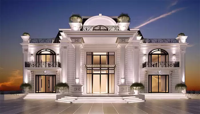Mẫu biệt thự 2 tầng tân cổ điển