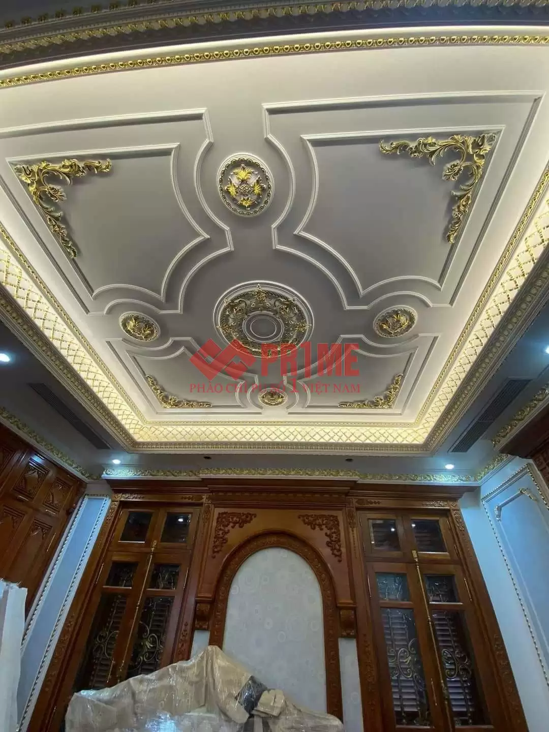 phối màu sơn phào chỉ trần nhà