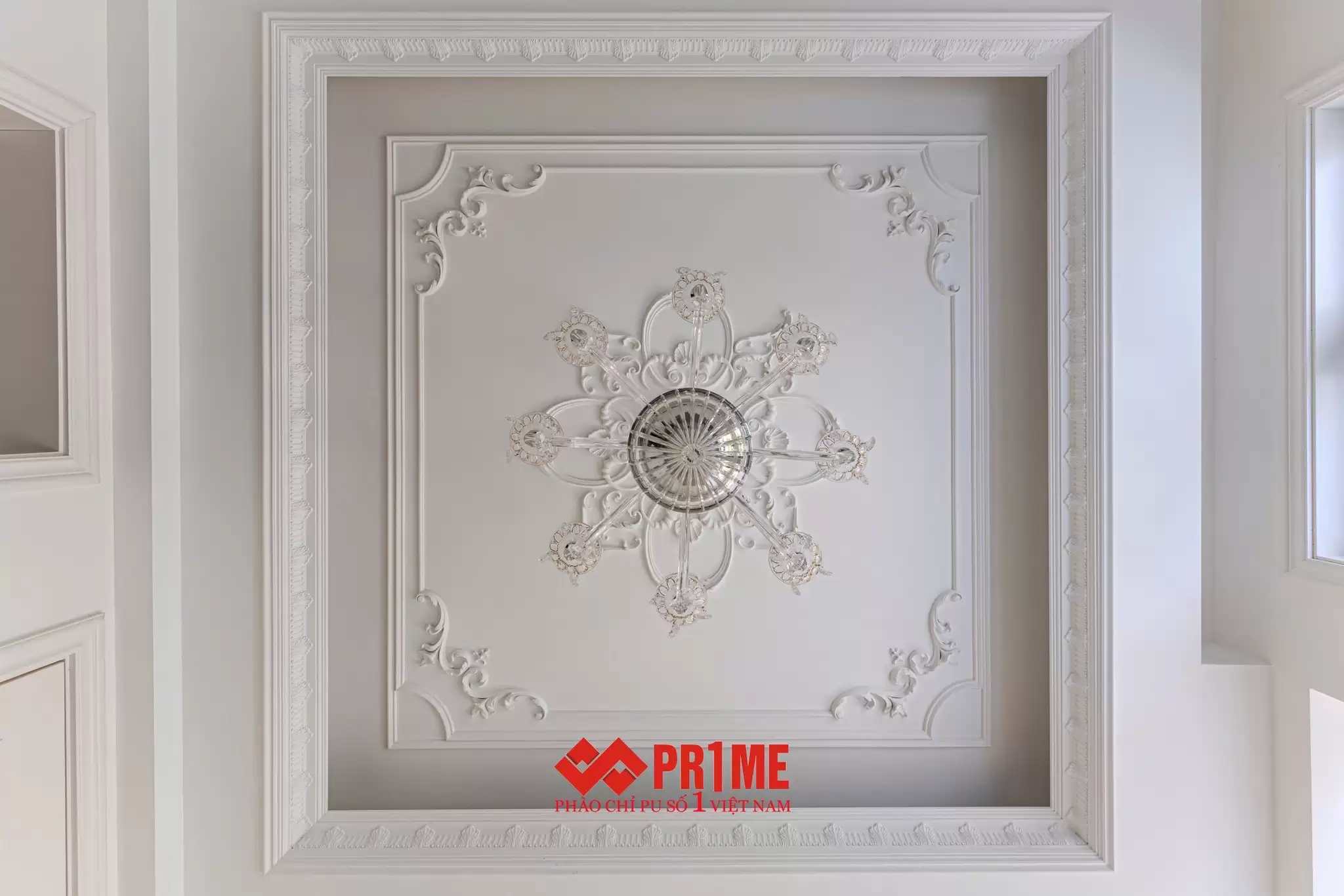 phối màu sơn phào chỉ trần nhà