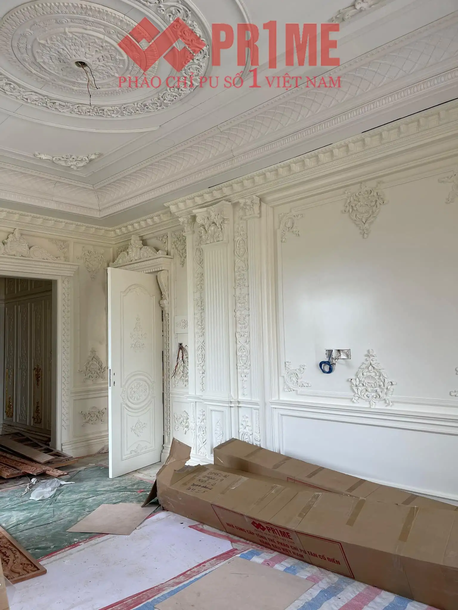 Phào lưng tường mẫu 6