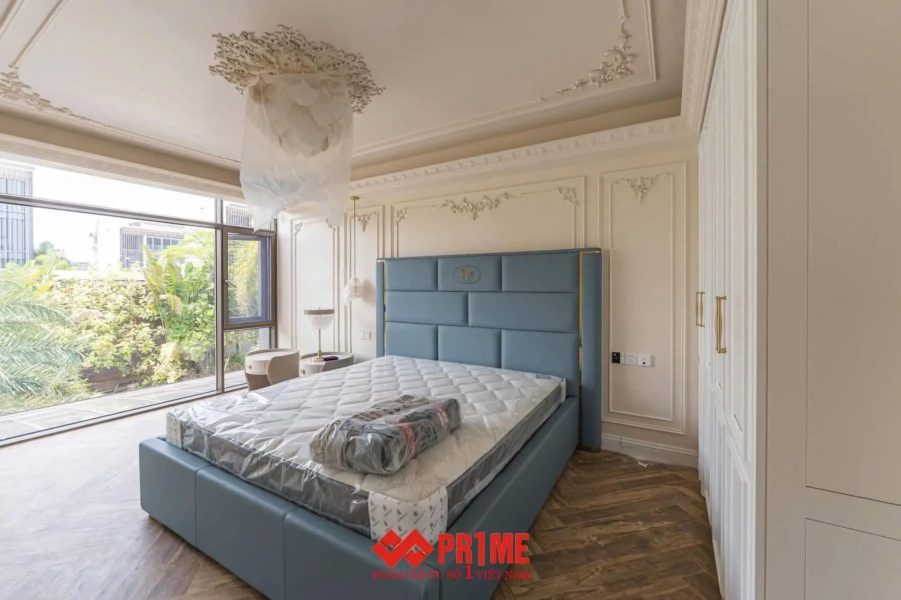 Phào lưng tường trang trí phòng ngủ