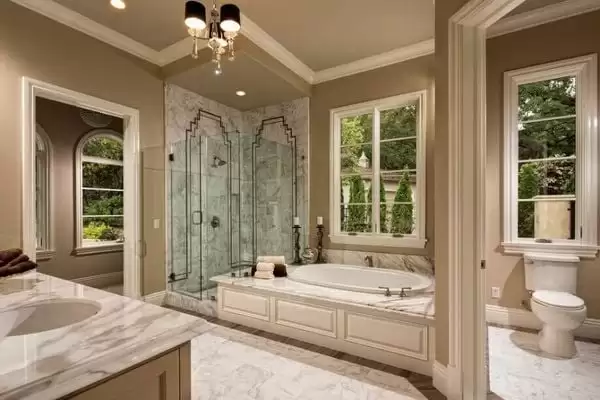 Trang trí phào chỉ Hàn Quốc nhà tắm