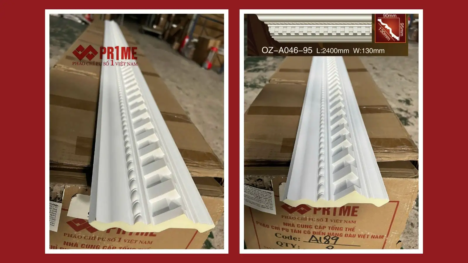 Phào trần PU nhập khẩu