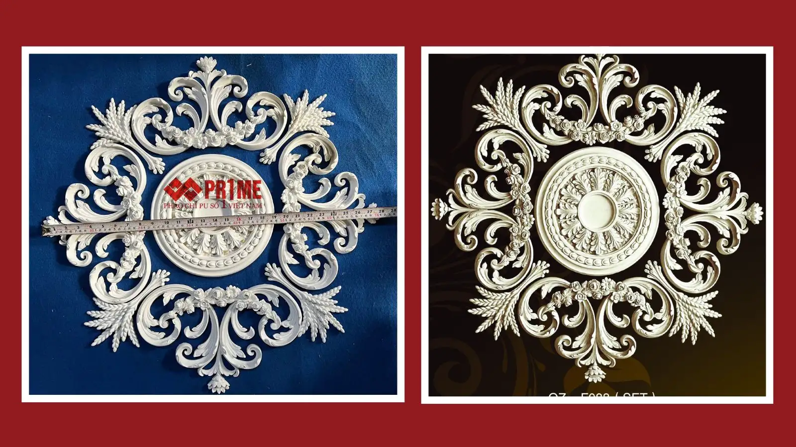 Hoa văn trang trí PU nhập khẩu