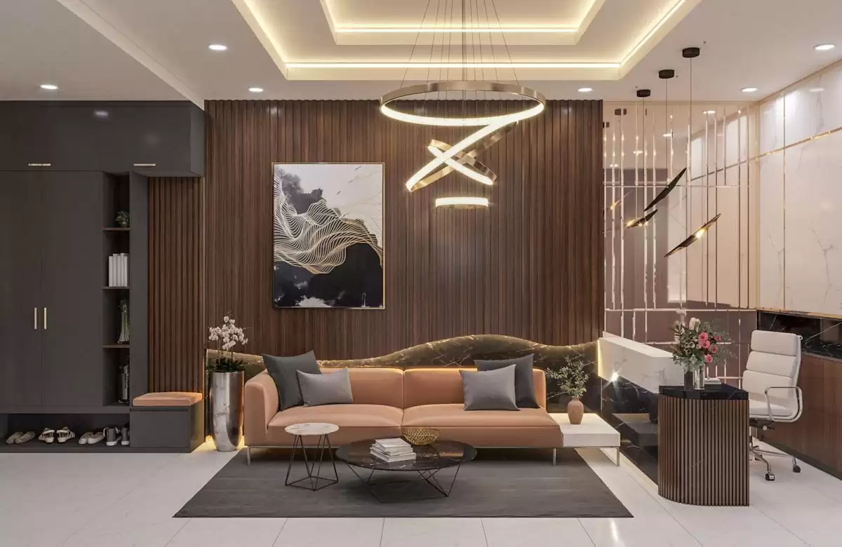 Phòng Khách Trong Phong Cách Nội Thất Hiện Đại Modernism