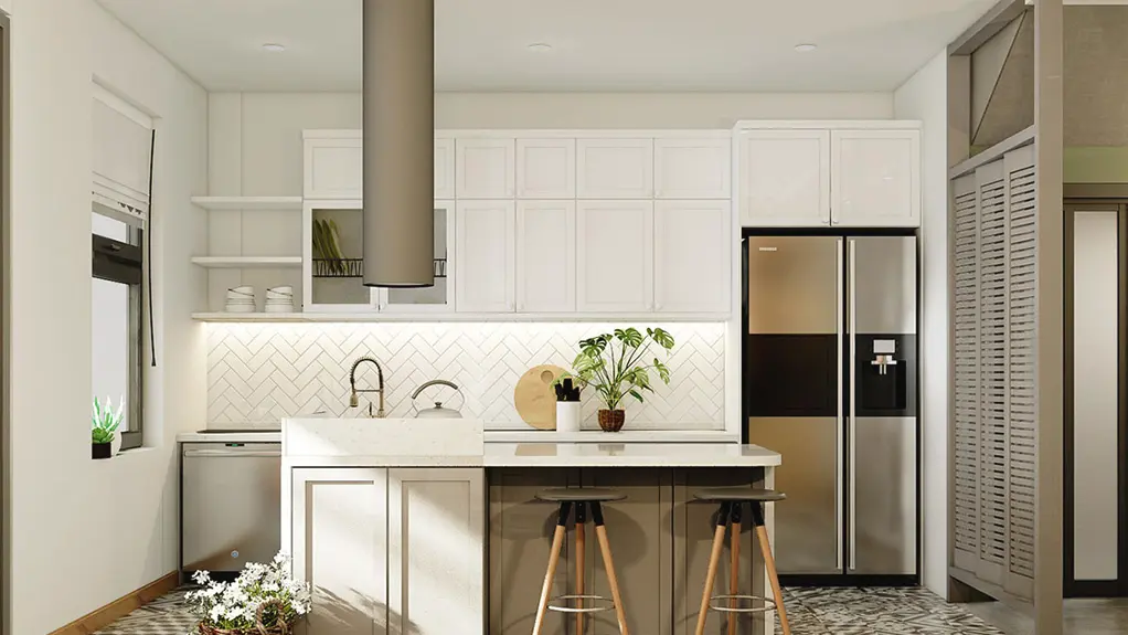 Phòng ăn trong phong cách nội thất Bazaar sang trọng