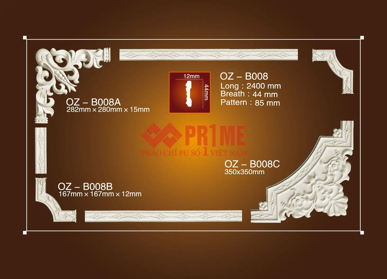 Các loại phào chỉ quận 4 bán chạy