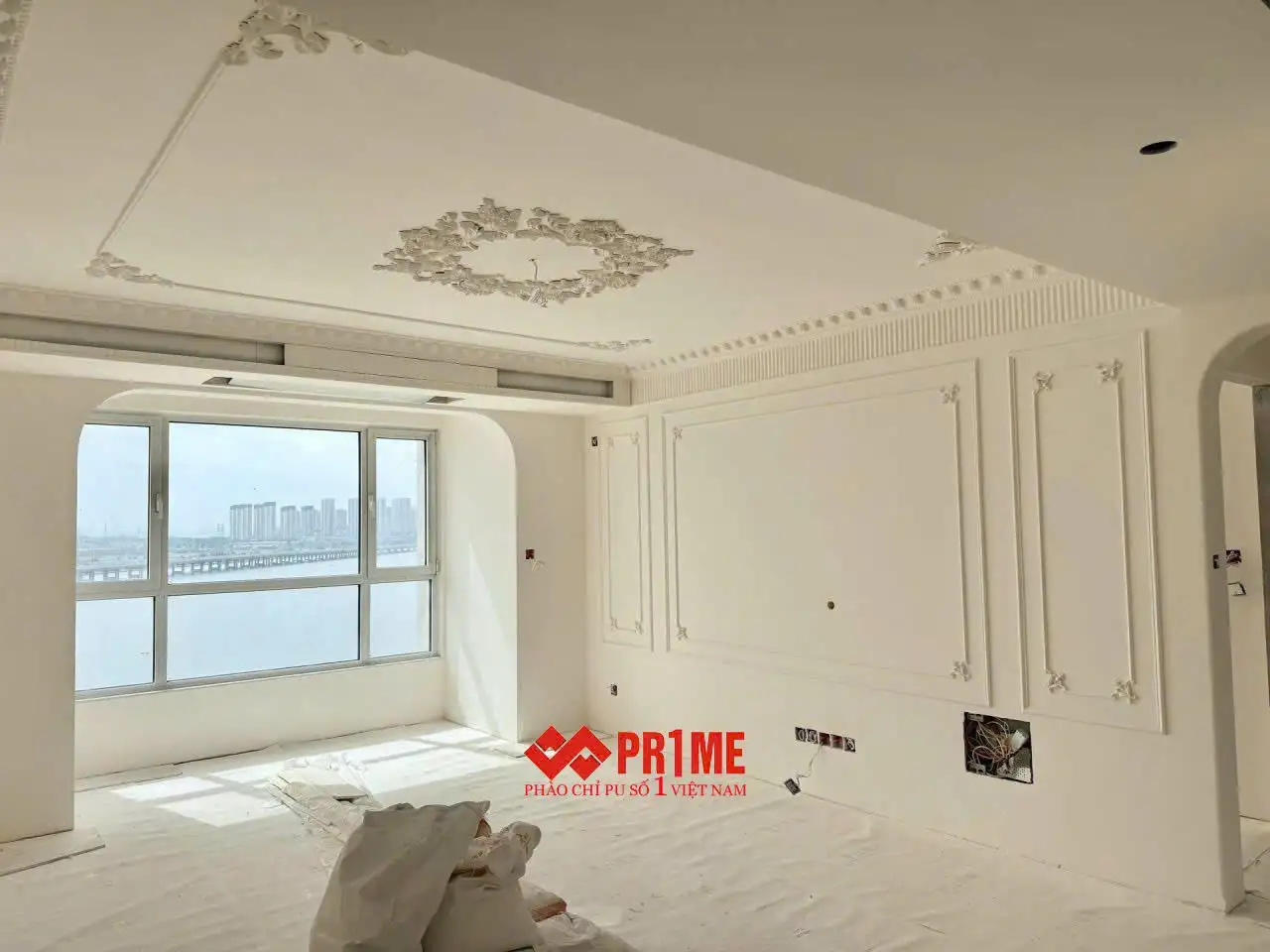 Thi công phào chỉ Tân Phú