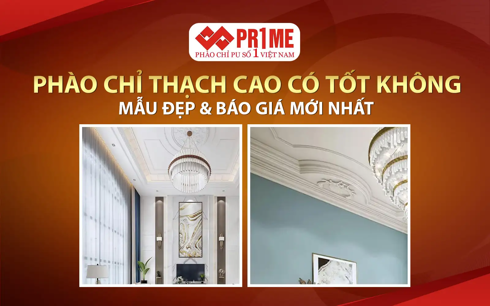 Phào Chỉ Thạch Cao Có Tốt Không?