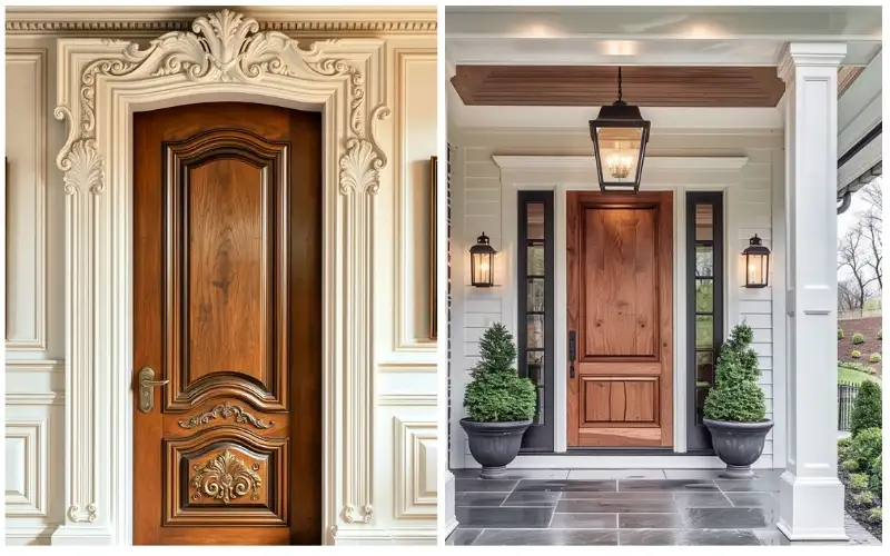 Phào chỉ cửa chính - Mẫu 17