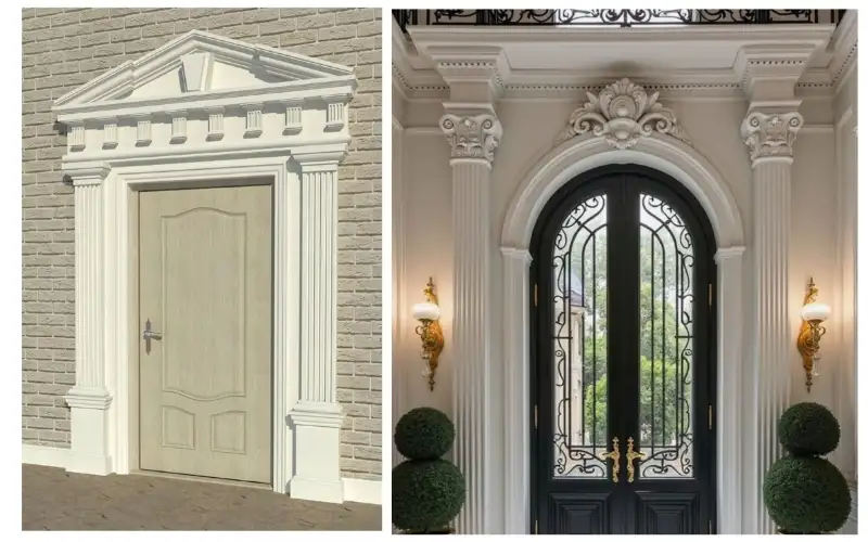 Phào chỉ cửa chính - Mẫu 6