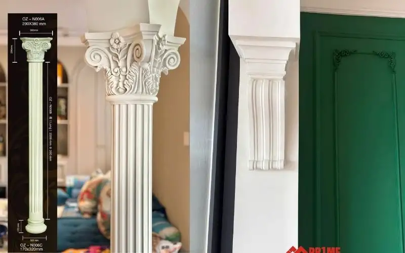 Vai Trò Của Phào Chỉ Đối Với Cột Nhà