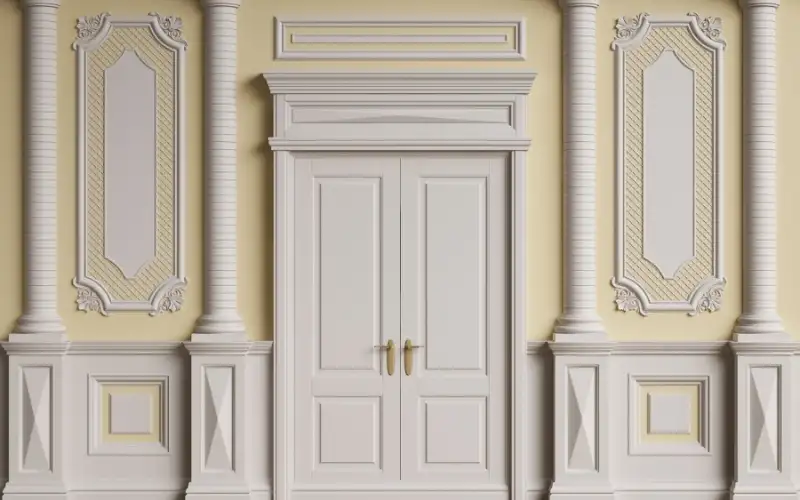 Phào chỉ cửa chính - Mẫu 4