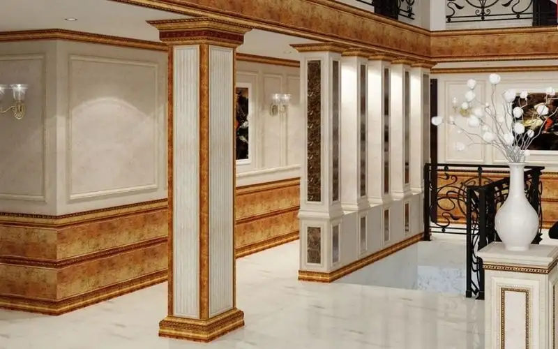 Phào chỉ cột nhà sang trọng