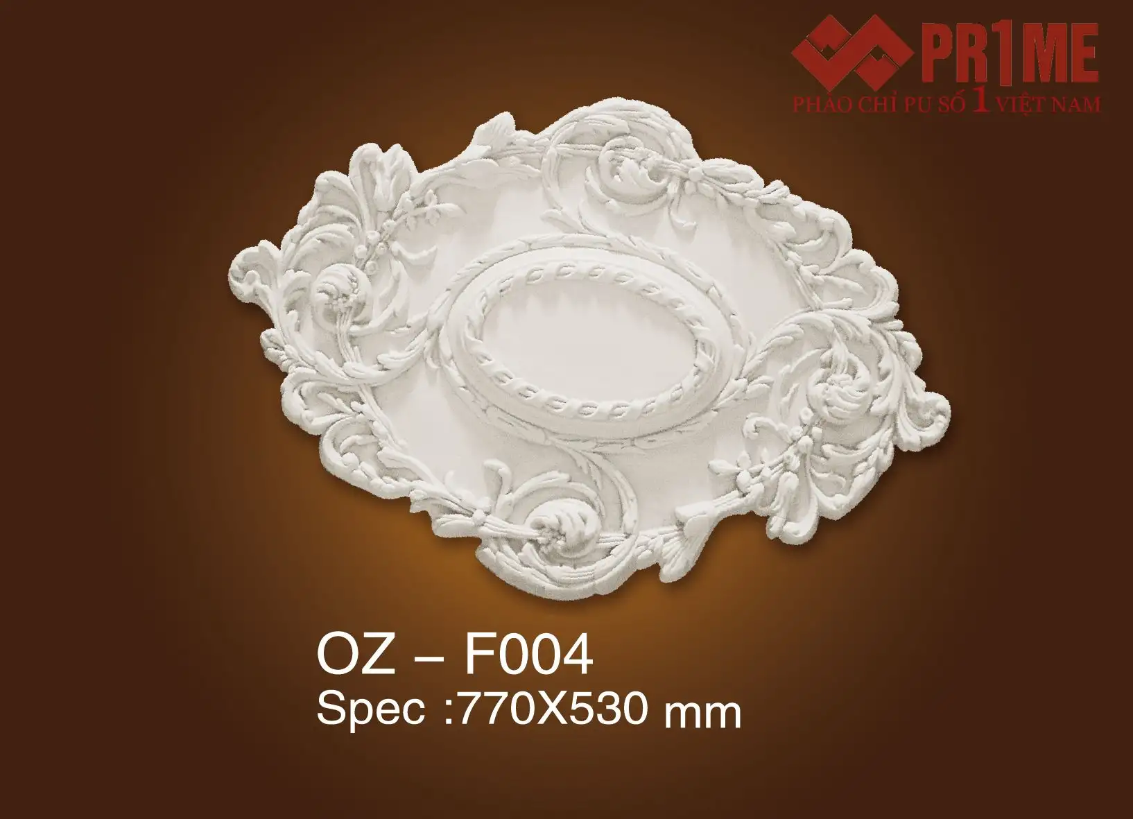 Mâm trần nhựa PU OZ - F004
