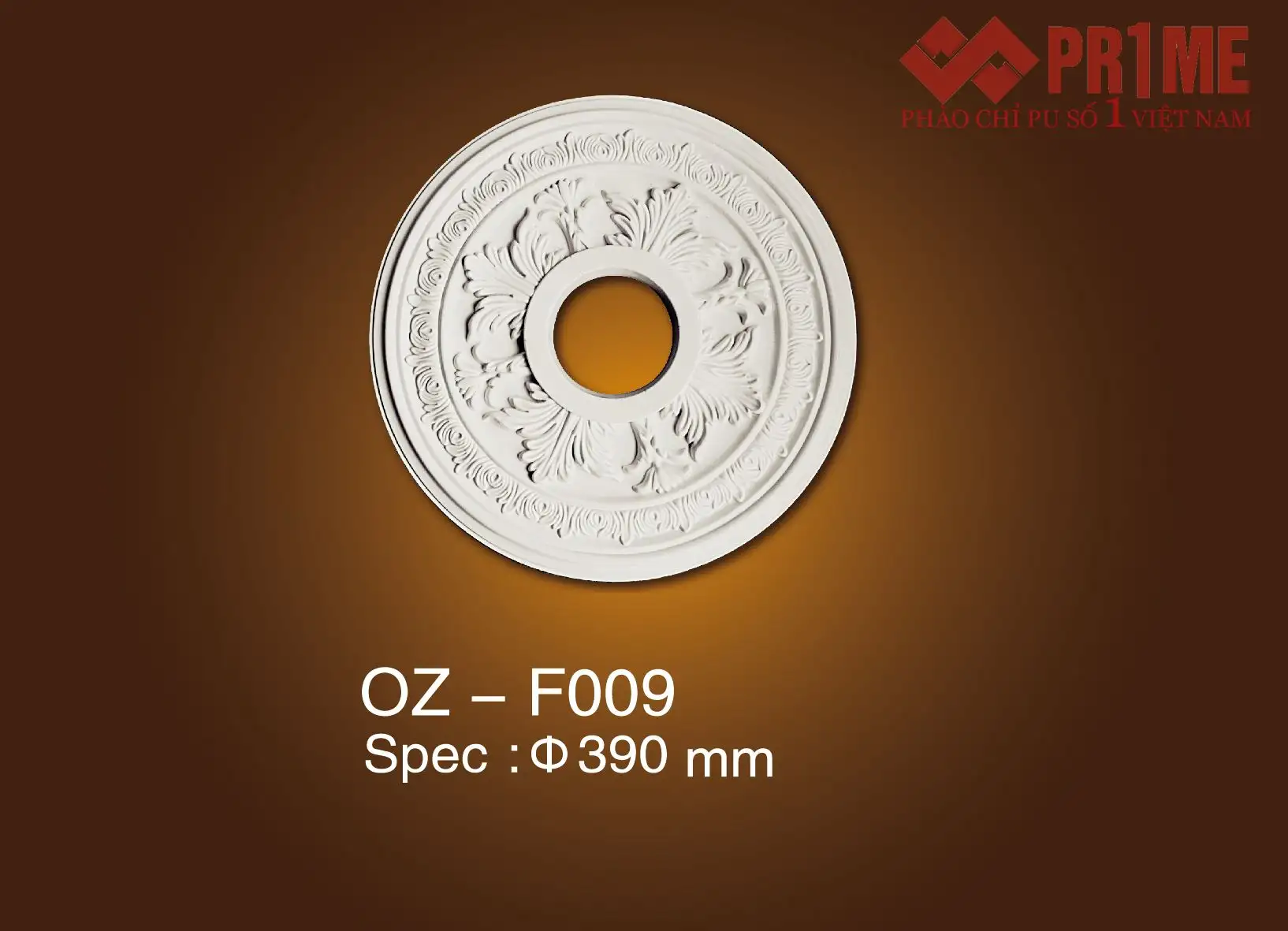 Mâm trần đèn chùm OZ - F009