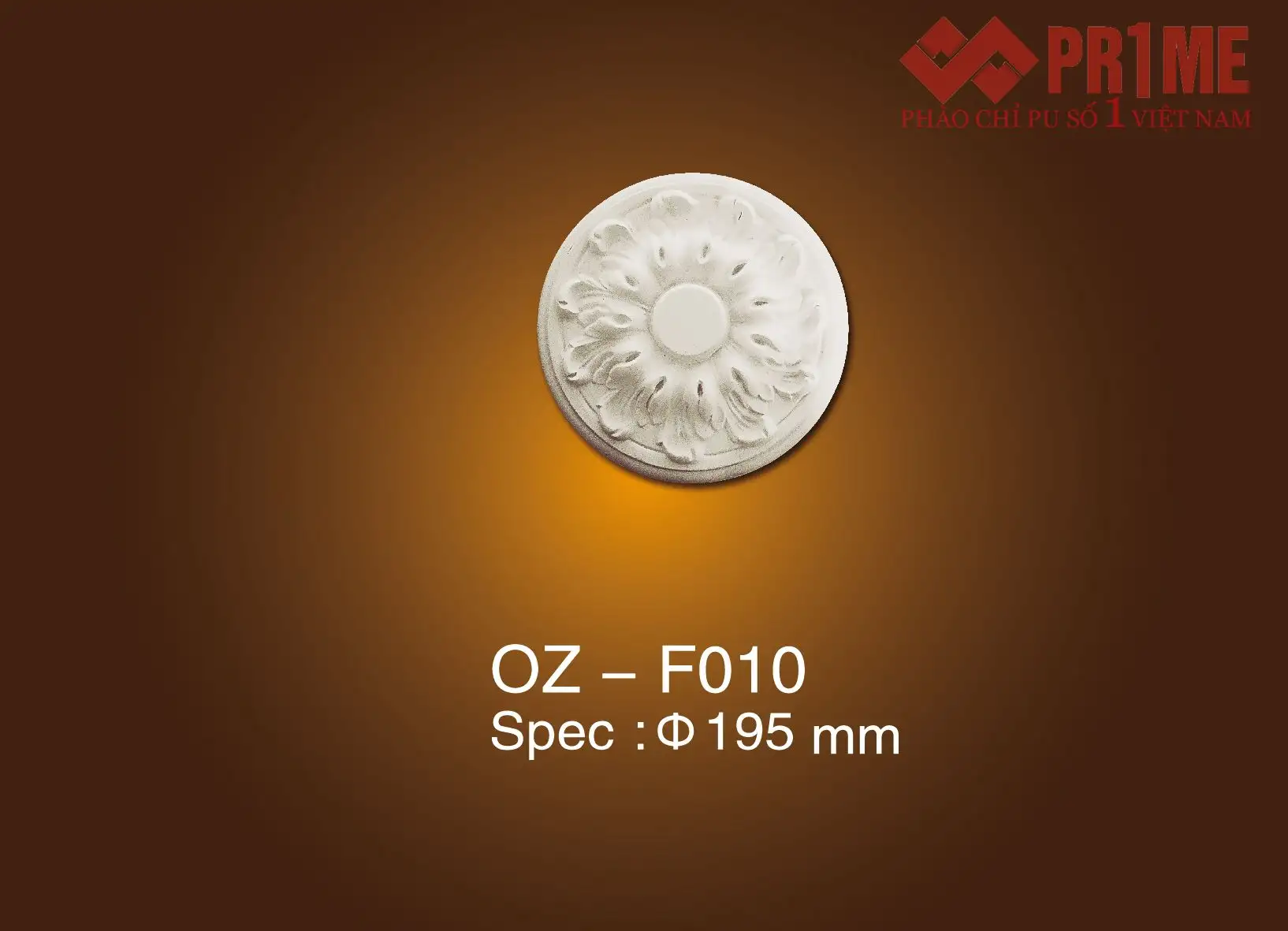 Mâm trần nhựa PU OZ - F010