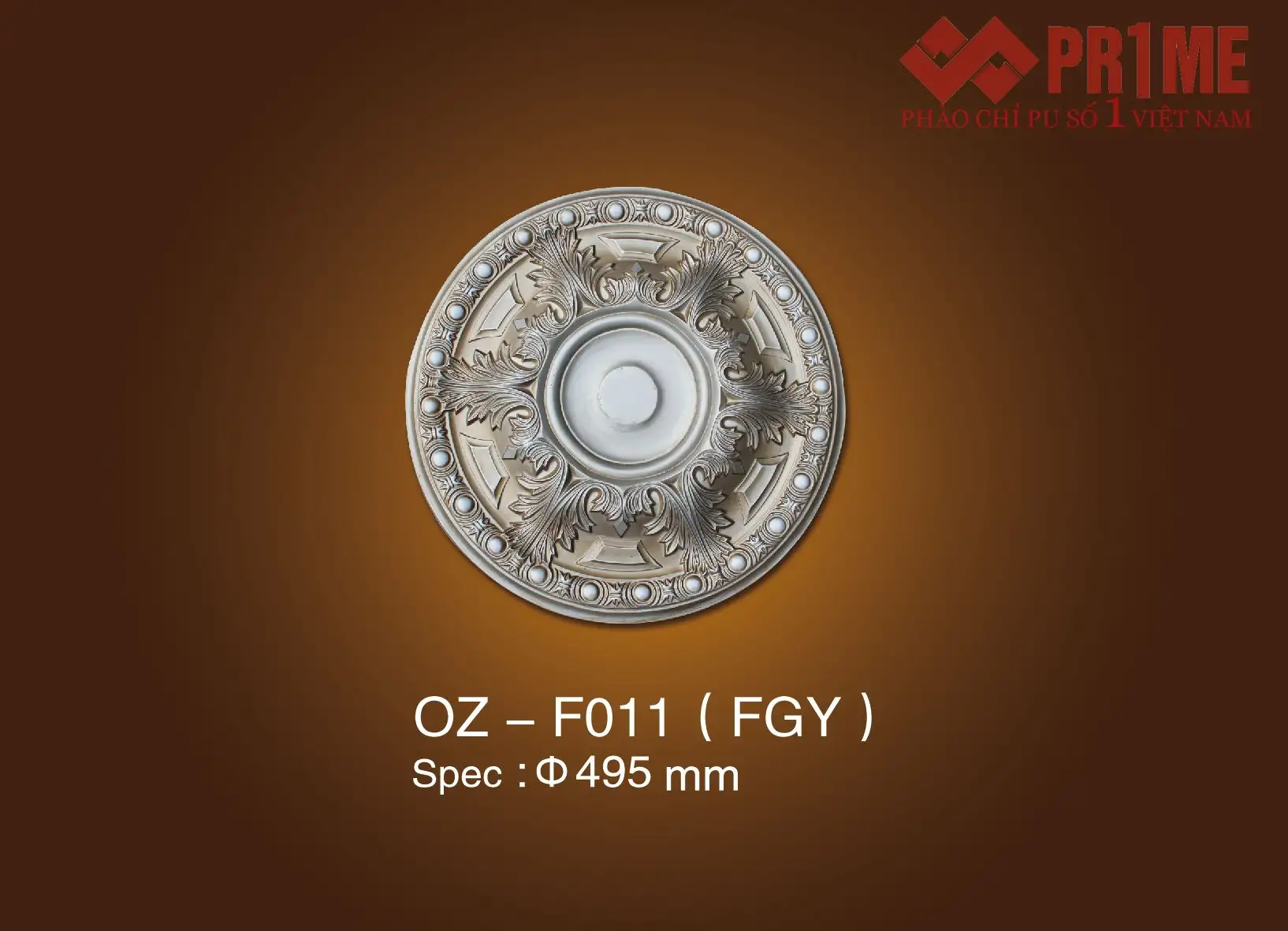 Mâm trần phòng khách OZ - F011 - FGY
