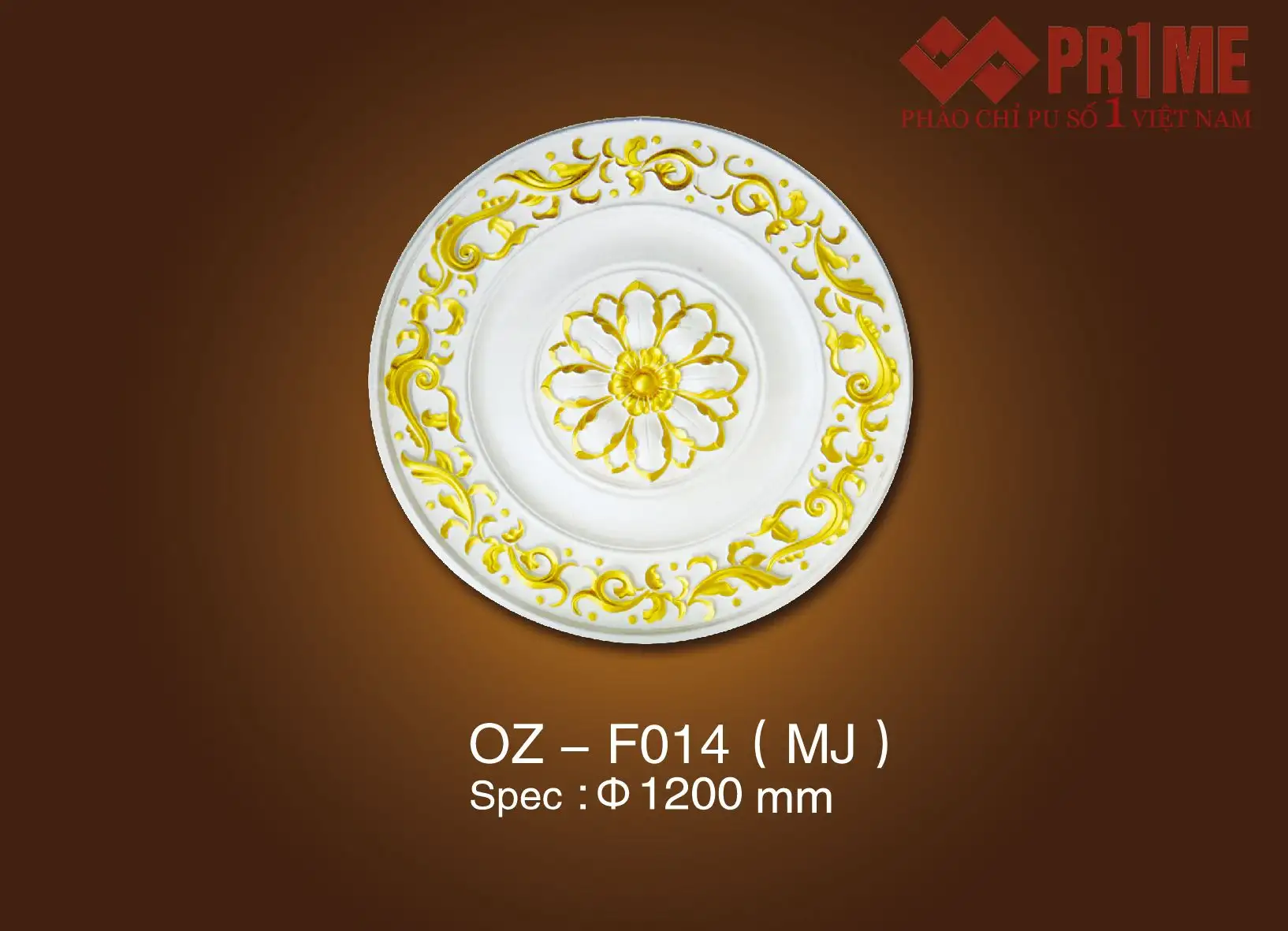 Mâm trần đèn chùm PU OZ - F014 - MJ