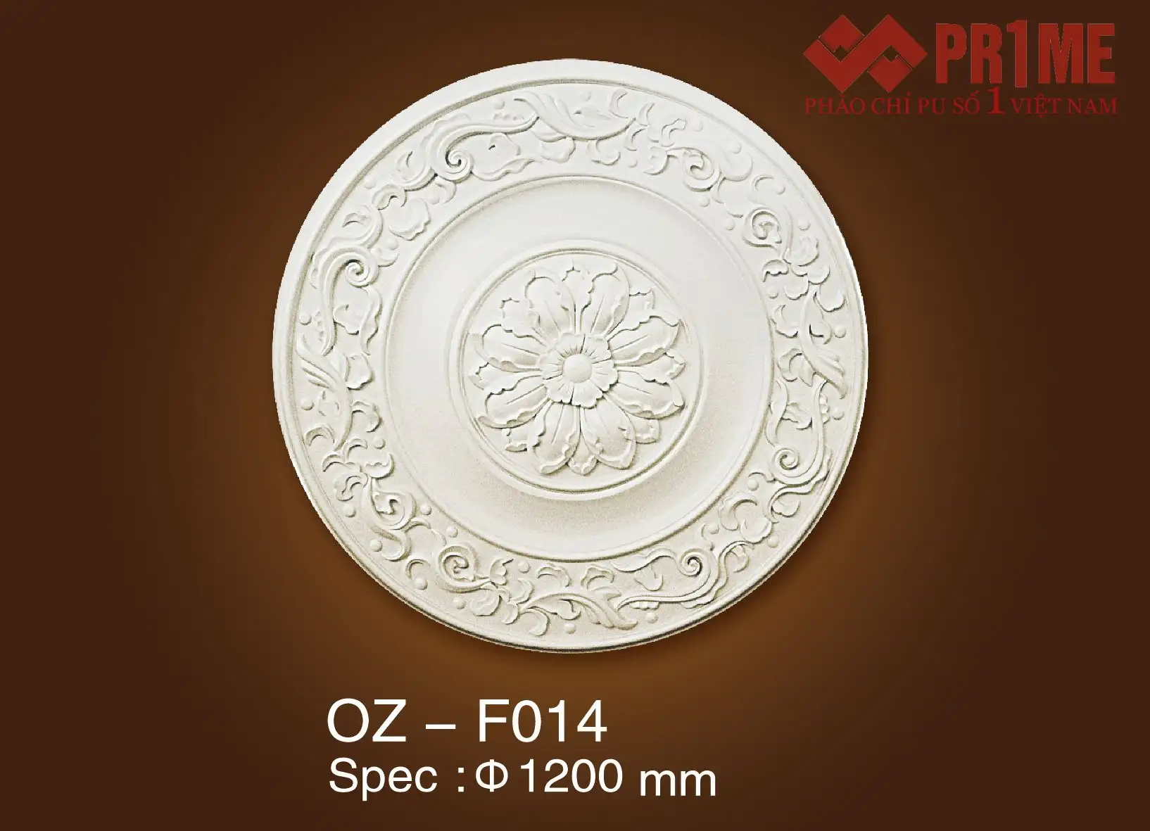 Mâm trần trang trí PU OZ - F014