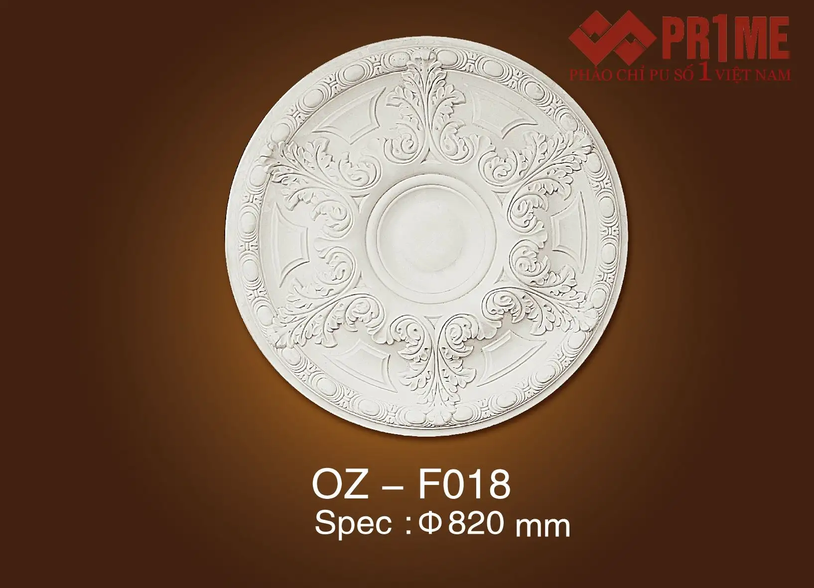 Mâm trần nhựa PU OZ - F018
