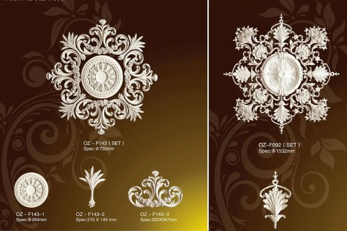 Mẫu mâm trần PU được ưa chuộng