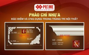 Phào chỉ nhựa: Đặc điểm và ứng dụng trong trang trí nội thất