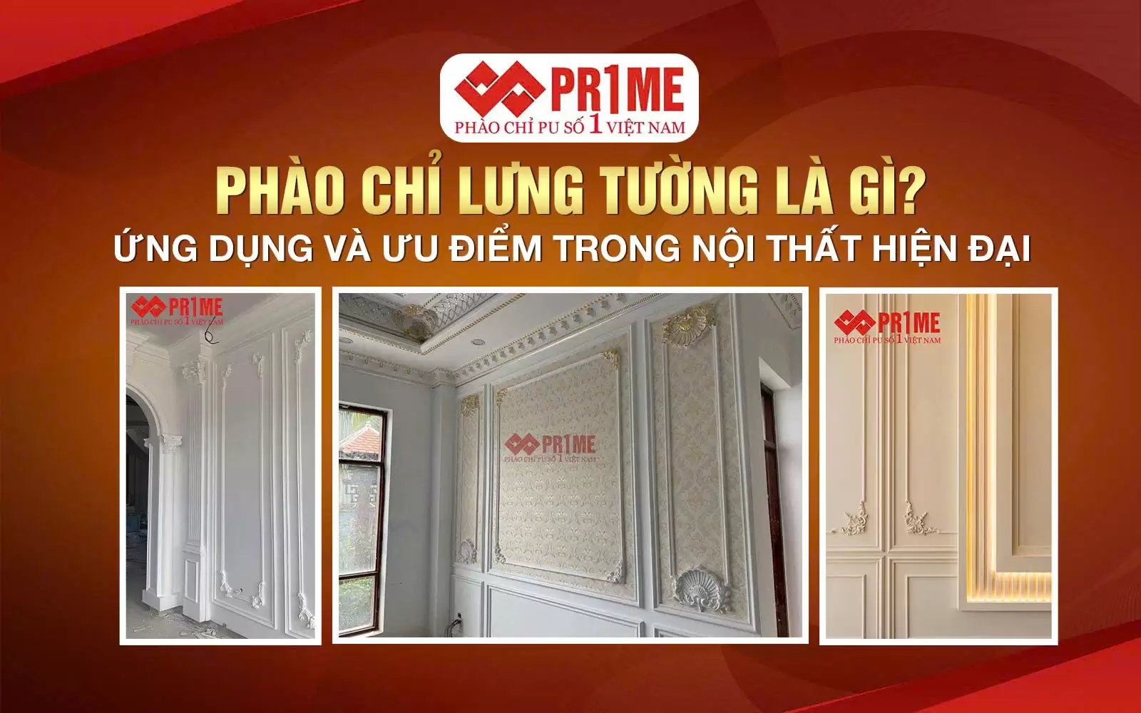 Phào chỉ lưng tường