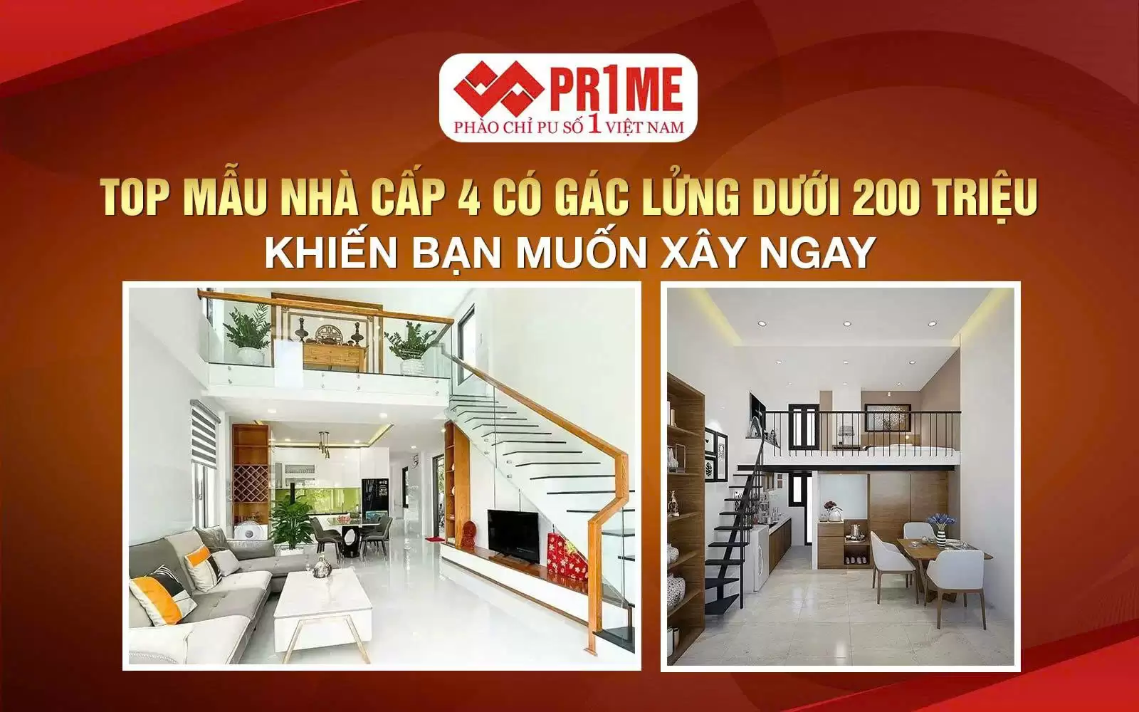 Nhà cấp 4 gác lửng dưới 200 triệu
