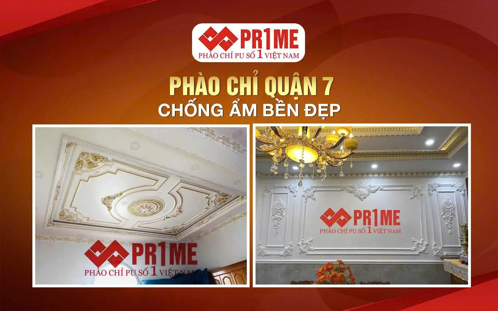 Phào Chỉ Quận 7 Chống Ẩm, Bền Đẹp