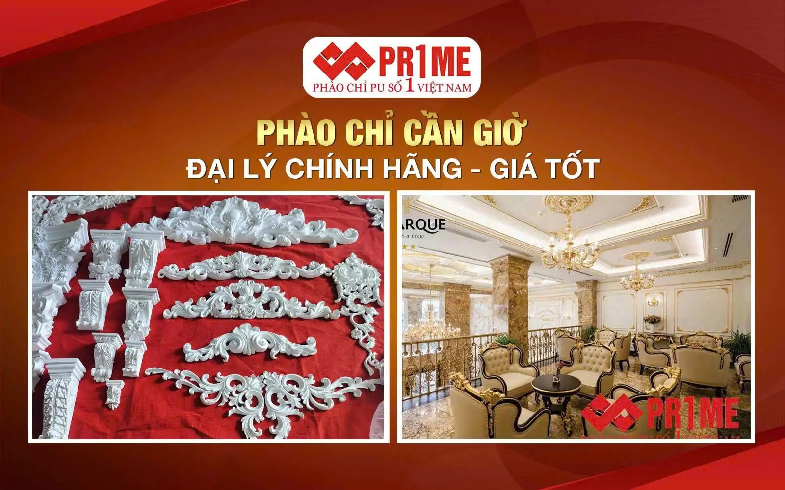 Phào chỉ Cần Giờ: Đại lý chính hãng - Giá Tốt