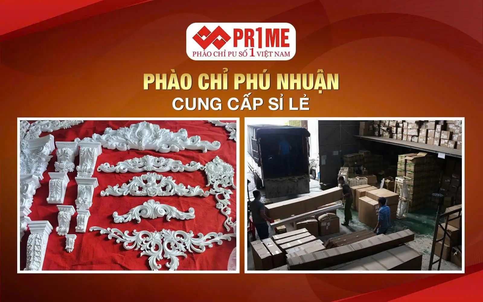 Phào chỉ Phú Nhuận cung cấp sỉ lẻ - Giá tốt