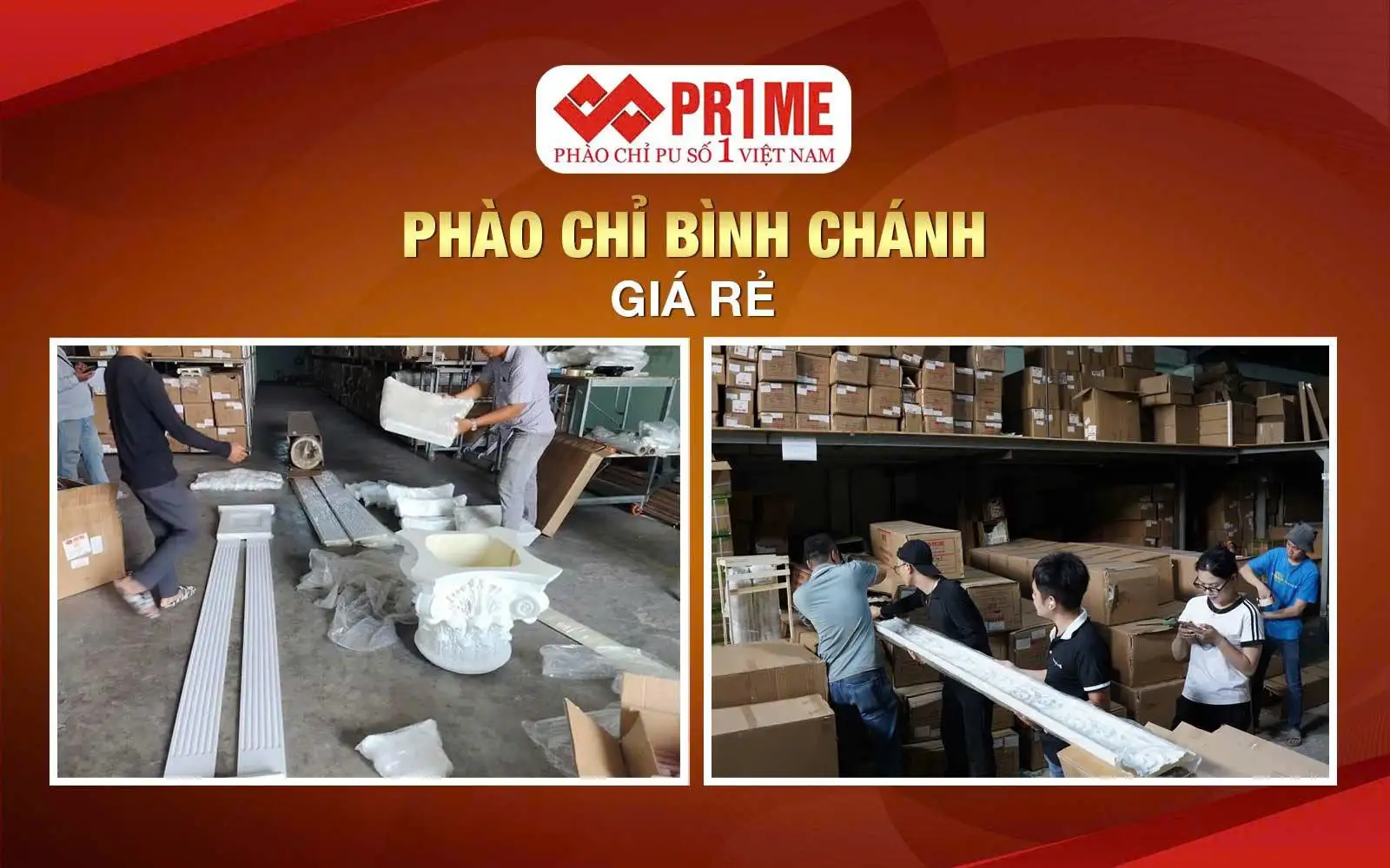 Phào chỉ Bình Chánh Giá rẻ