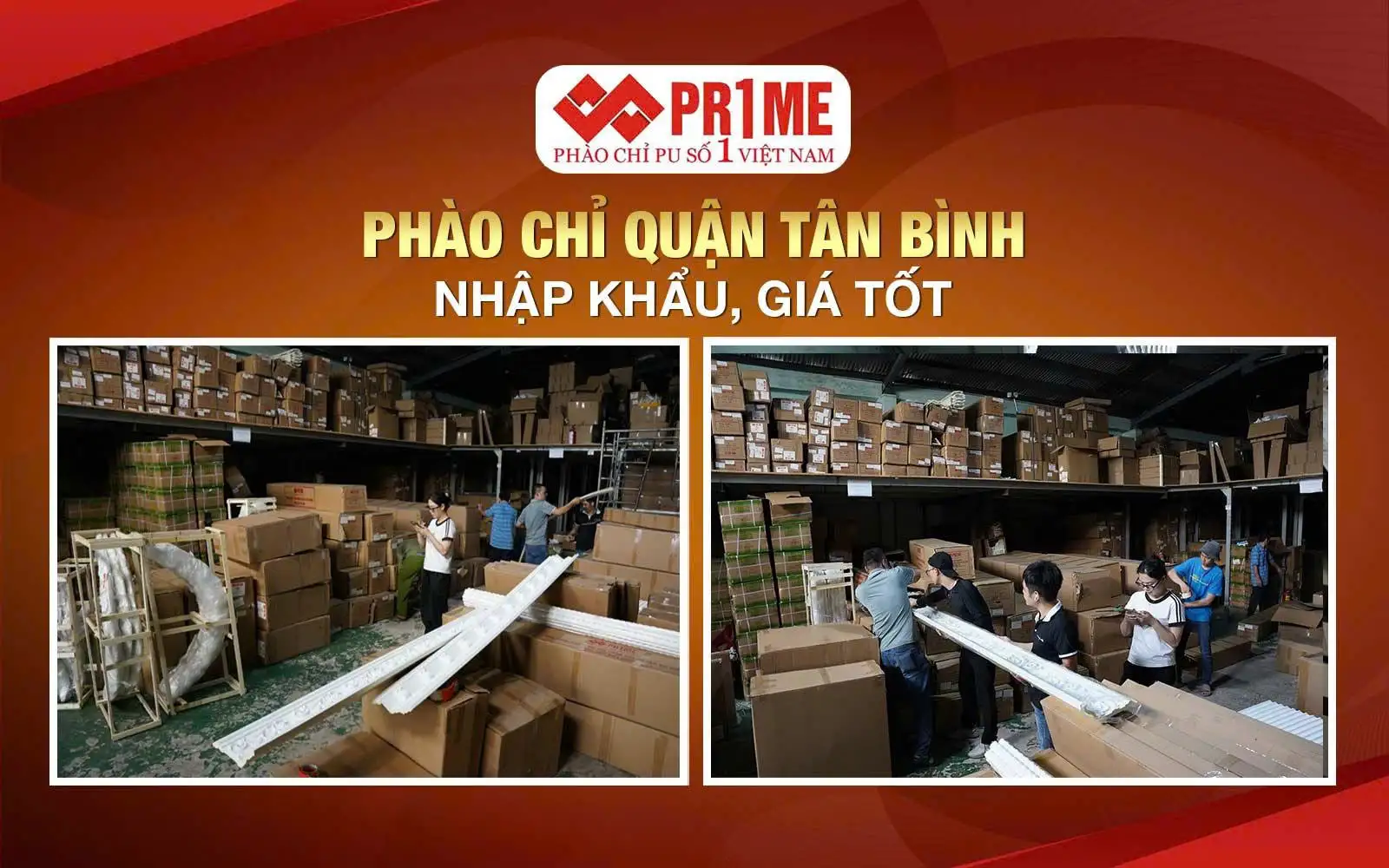Phào chỉ quận Tân Bình nhập khẩu, giá tốt