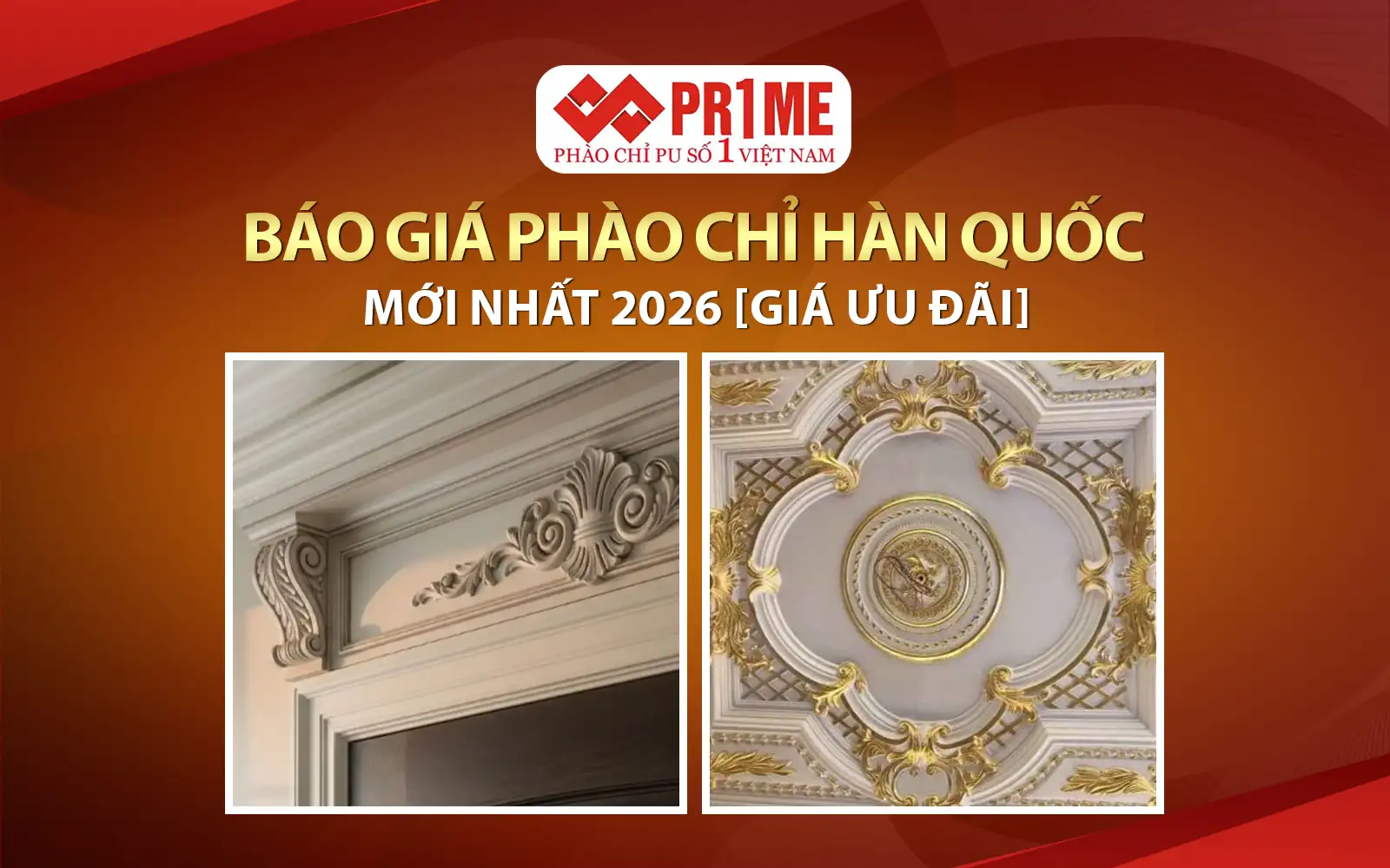 Báo Giá Phào Chỉ Hàn Quốc