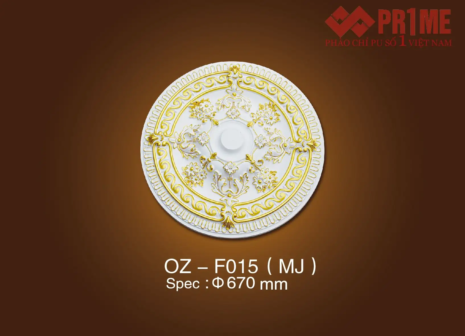 Mâm trần tân cổ điển OZ - F015 - MJ