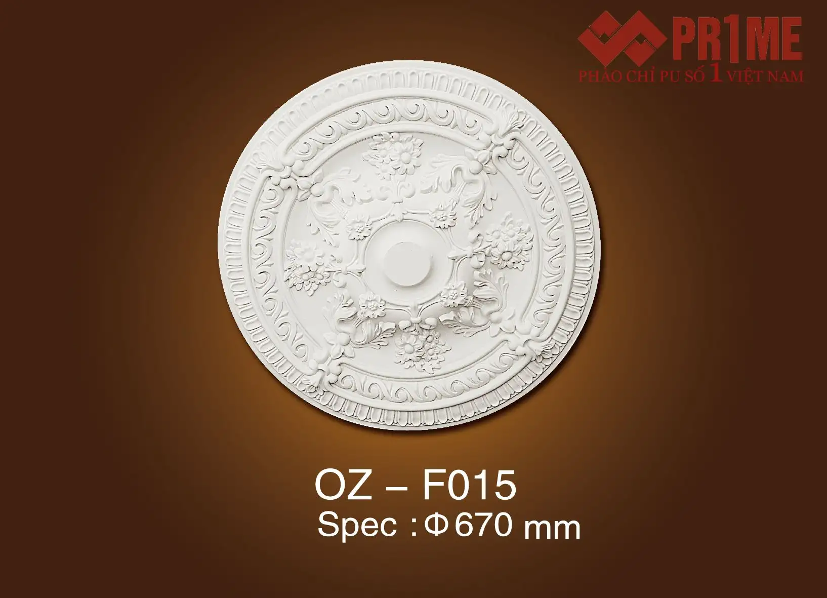 Mâm trần trang trí PU OZ - F015