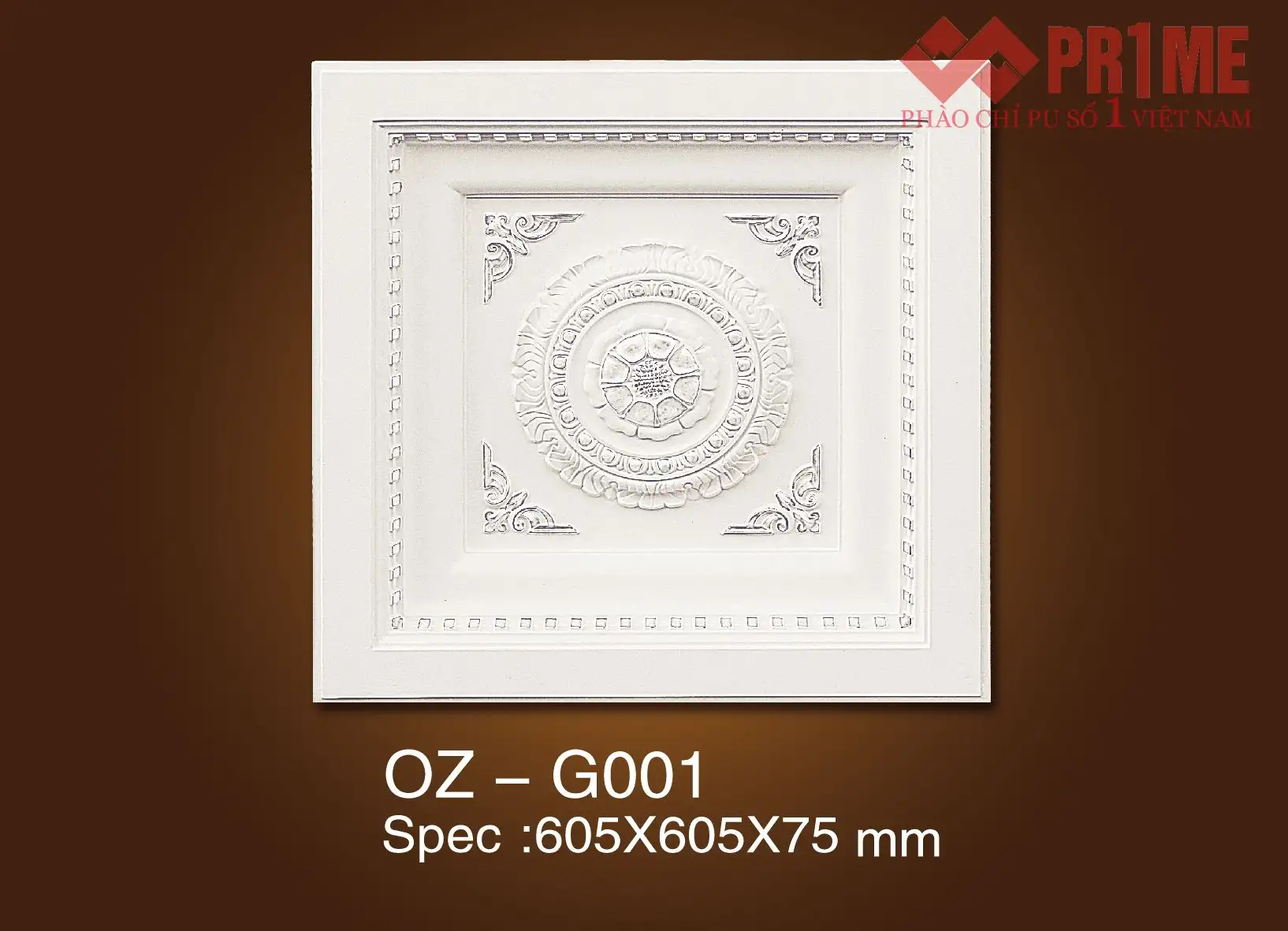 Mâm trần nhựa PU OZ - G001