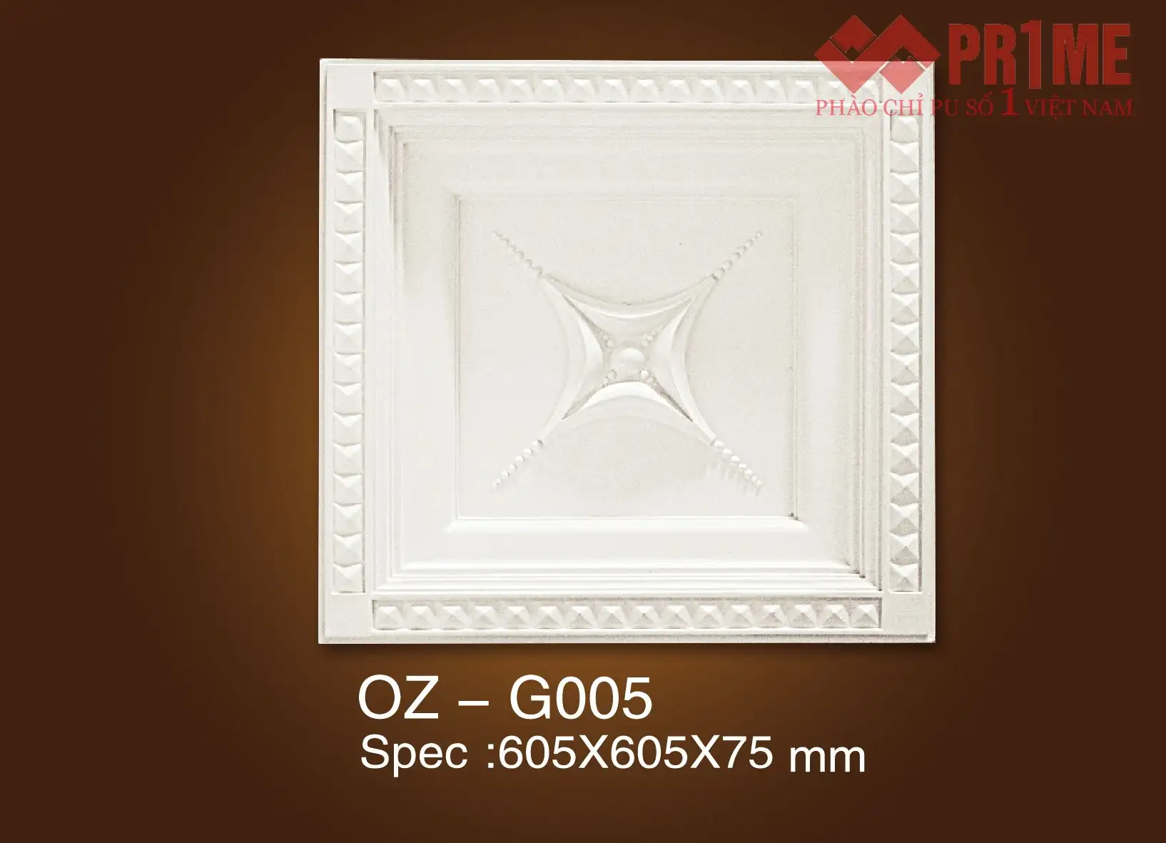 Mâm trần nhựa PU OZ - G005