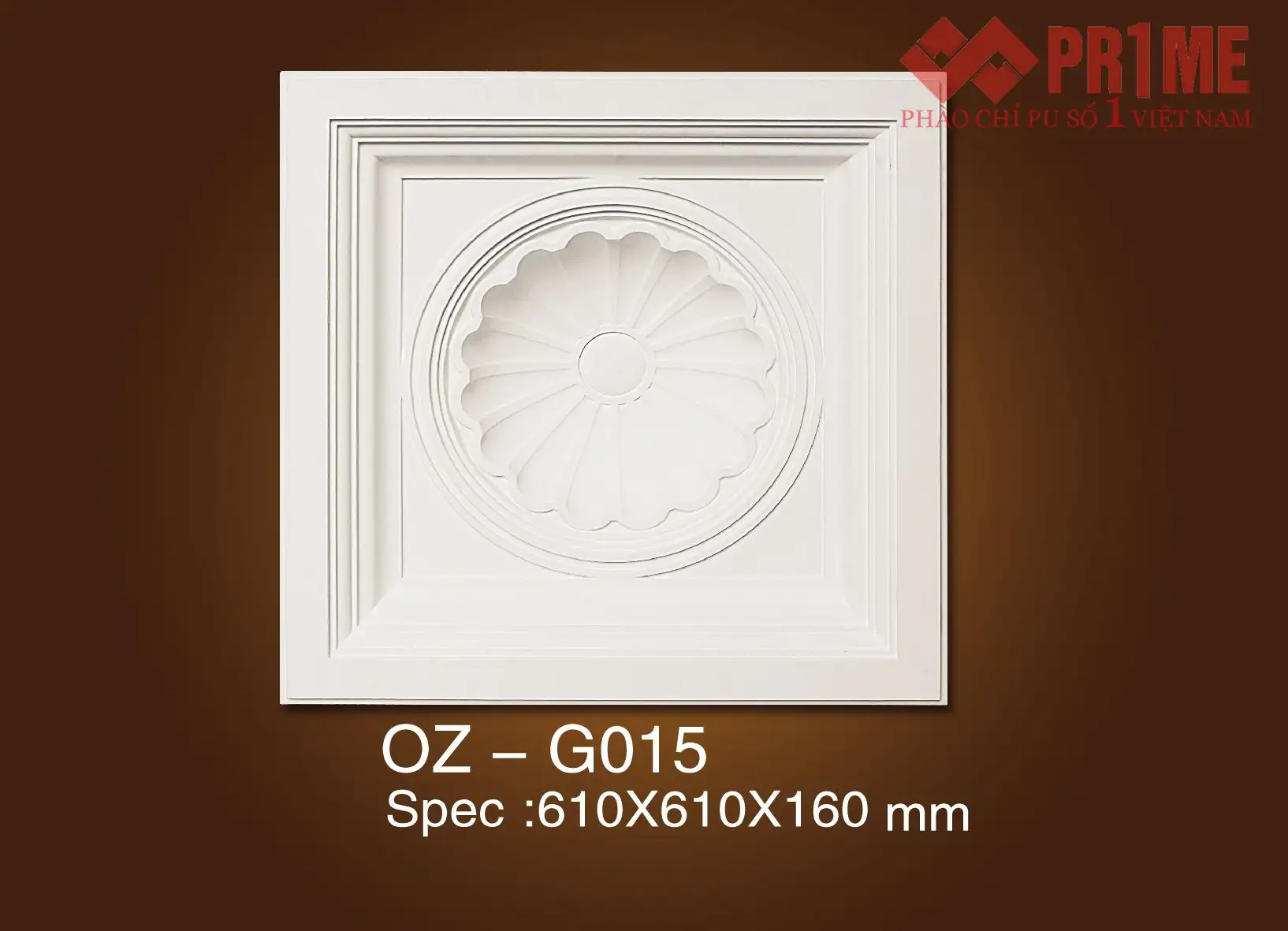 Mâm trần nhựa PU OZ - G015