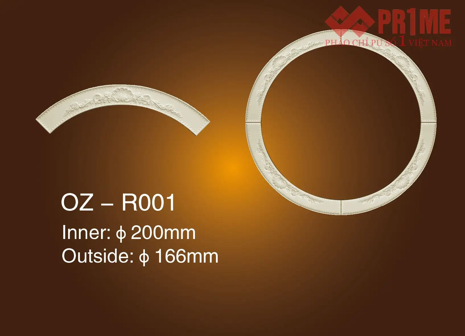 Nẹp vành mâm PU OZ – R001